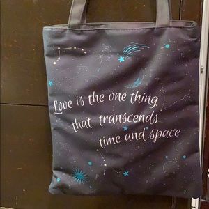 Interstellar zippered Quote Tote - Bookish Item -